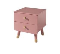 Vipack Table de chevet Billy Terra pour chambre d'enfant – Rose