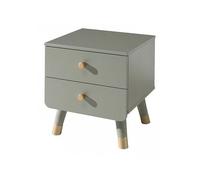 Chevet Billy vert olive - VIPACK - Pin massif, MDF - Dès 4 ans
