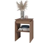 Chevet - Bout de Canapé Châtaignier 2 Niches L 38 H 52 P 33 cm - L 38 x l 33 x H 52 cm marron G