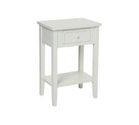 ATMOSPHERA CREATEUR D'INTERIEUR jja Table de Chevet en Bois 1 tiroir Blanc