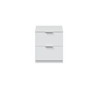 Chevet eloah 2 tiroirs l38cm x h45cm - blanc