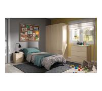 Chevet Eloah 2 Tiroirs L38cm X H45cm - Bois Marron