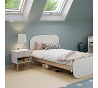 Chevet enfant 1 tiroir - gamme simon blanc TU