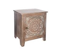 Atmosphera - Table de Chevet Shirel - Bois sculpté
