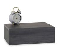 IDIMEX Chevet Suspendu Oceane, étagère Murale avec 1 tiroir sans poignée, en Bois décor Gris cendré