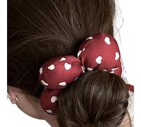 Cheveux à Fleurs Scunchies pour Femmes Anneaux GLASTIQUES Cravate Esthétique Support de queue de cheval drôle Usage quotidien Accessoires floraux