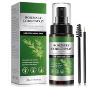 Cheveux à l'eau de romarin, 100 % pure huile de romarin, pour sourcils et croissance des cils, peau sèche, nourrit le cuir chevelu pour hommes et femmes
