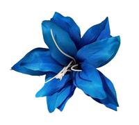 Cheveux Artificiels Femme 3pcs Fashion Elegance Lily Flower Hair Clip Girls Women Summer Beach Vacation Barrettes Multicolor Hairpin(Dark blue)