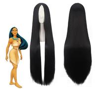 Cheveux blancs neige Ralph Breaks The Internet Cosplay Wig Princesse Raiponce Belle Aurora Merida Moana Cendrillon Jasmine Ariel Tiana Pocahontas