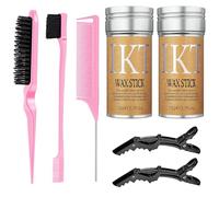 Cheveux cassés Artefact Bâton de cire pommade Gel de mise en forme professionnel Frisottis Fixe Fluffy Hairstyling Wax Hold 75g