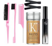 Cheveux cassés Artefact Bâton de cire pommade Gel de mise en forme professionnel Frisottis Fixe Fluffy Hairstyling Wax Hold 75g