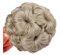 Cheveux Chignons 1 Pack Synthétique Bouclés Chignon Queue de Cheval Donut Griffe Clip Perruque Extensions de Cheveux Noir Marron for Femme Usage Quotidien Chignon Postiche Cheveux (Color : 9, Size :