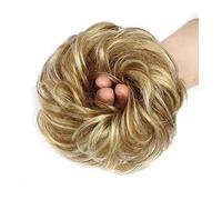 Cheveux Chignons 1-Pack Synthétique Messy Bun Extension Shaggy Bun Bandeaux Avec Bande De Caoutchouc Élastique Femmes Bouclés Ondulés Perruque Cheveux Chignon Chignon Postiche Cheveux (Color : P30-61