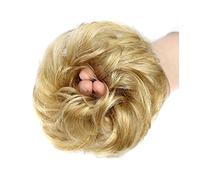 Cheveux Chignons 1-Pack Synthétique Messy Bun Extension Shaggy Bun Bandeaux Avec Bande De Caoutchouc Élastique Femmes Bouclés Ondulés Perruque Cheveux Chignon Chignon Postiche Cheveux (Color : P27-61