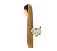 Cheveux Chignons 1 paquet de pinces à cheveux longues droites avec cordon de serrage extension de queue de cheval perruque synthétique extensions de cheveux chignon for une utilisation quotidienne Chi