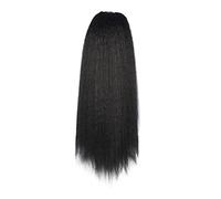 Cheveux Chignons 1 paquet d'extension de queue de cheval bouclée longue et droite synthétique avec cordon de serrage en épingle à cheveux chignon for les femmes noires perruques Chignon Postiche Cheve