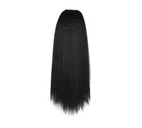 Cheveux Chignons 1 paquet d'extension de queue de cheval bouclée longue et droite synthétique avec cordon de serrage en épingle à cheveux chignon for les femmes noires perruques Chignon Postiche Cheve