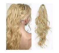 Cheveux Chignons 20 pouces de long bouclés cheveux ondulés chignon queue de cheval pince à griffe étendue perruque synthétique queue de cheval ondulée adaptée à l'usage quotidien des femmes Chignon Po