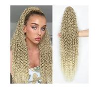 Cheveux Chignons 24/30 pouces de long bouclés queue de cheval extension synthétique cordon pince à cheveux queue de cheval perruque cheveux chignon for un usage quotidien des femmes Chignon Postiche C