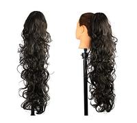 Cheveux Chignons 27 "Messy Bun Queue de Cheval Pince à Griffe Longue Extension de Cheveux Ondulés Chignon Synthétique Bouclés for l'Usage Quotidien des Femmes Chignon Postiche Cheveux(11)