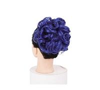 Cheveux chignons courts et bouclés, peignes à cheveux à clipser en queue de cheval, chouchou, chignon, extension synthétique, postiches chignons, plateau de cheveux, queue de cheval pour femme, v