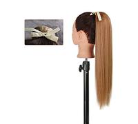 Cheveux Chignons Extension de queue de cheval 22/34 pouces perruque de cheveux raides arc bande de cheveux queue de cheval synthétique femmes Extensions de cheveux extra longs Chignon Postiche Cheveux