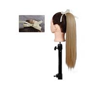 Cheveux Chignons Extension de queue de cheval 22/34 pouces perruque de cheveux raides arc bande de cheveux queue de cheval synthétique femmes Extensions de cheveux extra longs Chignon Postiche Cheveux