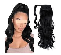 Cheveux Chignons Messy Curly Bun Extension Wig Wavy Ponytail Pompadour Ponytail Extension Cord Extensions de cheveux Curl Clips Chignon synthétique Chignon Postiche Cheveux (Color : 04, Size : 22inc