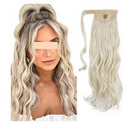Cheveux Chignons Messy Curly Bun Extension Wig Wavy Ponytail Pompadour Ponytail Extension Cord Extensions de cheveux Curl Clips Chignon synthétique Chignon Postiche Cheveux (Color : 03, Size : 22inc