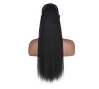 Cheveux Chignons Queue de cheval synthétique Curl cheveux pièces cheveux africains queue de cheval moelleux queue de cheval rallonge for les femmes noires cheveux chignon perruque Chignon Postiche Che
