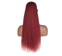 Cheveux Chignons Queue de cheval synthétique Curl cheveux pièces cheveux africains queue de cheval moelleux queue de cheval rallonge for les femmes noires cheveux chignon perruque Chignon Postiche Che