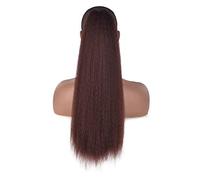 Cheveux Chignons Queue de cheval synthétique Curl cheveux pièces cheveux africains queue de cheval moelleux queue de cheval rallonge for les femmes noires cheveux chignon perruque Chignon Postiche Che