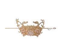Cheveux chinois,Baguettes à cheveux vintage,Accessoires de cheveux Hanfu chinois for femmes, épingles à cheveux de mariage en perles vintage, bâtons de cheveux de mariée, coiffures de mariée rétro