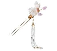 Cheveux chinois,Baguettes à cheveux vintage, bâton de cheveux Hanfu de style chinois for femmes, fourchette à cheveux en métal émaillé, baguettes, épingle à cheveux