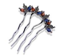 Cheveux chinois Baguettes à cheveux vintage, peigne à cheveux en cristal de 9 cm, accessoires de cheveux de mariage, pince à cheveux en forme de papillon de paon
