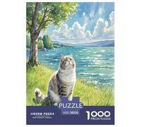 Cheveux Courts Britanniques 1000 Pièces Animaux Puzzle Défi Jouet Jeu Éducatif Décoration D'intérieur Adultes Et Enfants À Partir Cadeaux 38x26cm/1000pcs