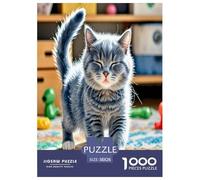 Cheveux Courts Britanniques 1000 Pièces Animaux Puzzle Défi Jouet Jeu Éducatif Unique Home Decor Adultes Et Enfants À Partir Art Mural Cadeau 38x26cm/1000pcs