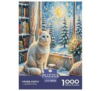 Cheveux Courts Britanniques 1000 Pièces Animaux Puzzle Défi Jouet Jeu Éducatif Unique Home Decor Et Enfants À Partir De 14+ Ans Art Mural Cadeau 38x26cm/1000pcs