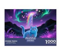 Cheveux Courts Britanniques 1000 Pièces Jigsaw Puzzle Pet Chat Famille Classiques Jeu Éduchatif Qualité Supérieure Jouets 38x26cm/1000pcs
