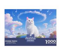 Cheveux Courts Britanniques 1000 Pièces Jigsaw Puzzle Pet Chat pour Adultes Artistique Jeu Éduchatif Qualité Supérieure Jouets 38x26cm/1000pcs