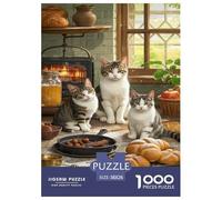 Cheveux Courts Britanniques 1000 Pieces Puzzle Mignon Puzzles The Art of Colour Puzzle en Papier pour La Décoration Intérieure Cadeau Jouets Défi 38x26cm/1000pcs