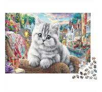 Cheveux Courts Britanniques Puzzle 1000 Pièces Adulte Enfants À Partir De 14 Ans Rue Village Qualité Supérieure Jeu De Famille Cadeau pour Femmes Défi Ludique 52x38cm/1000pcs