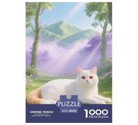 Cheveux Courts Britanniques Puzzle 1000 Pièces Jeux Éducatif Défi Jouets Cadeaux Chaton de Compagnie Mignon Puzzle Difficile Impossible pour Adultes Adultes Et Enfants Dès 14 Ans38x26cm/1000pcs