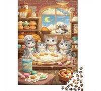 Cheveux Courts Britanniques Puzzle 1000 Pièces Jouet en Bois De l'art De La Décoration Chat Mignons Challenge Toy Adultes & Enfants des 14 Ans 1000pcs (75x50cm)