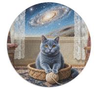 Cheveux Courts Britanniques Puzzle pour Adultes 1000 Pièce Pet Chat Mignon Impossible Défi Jouets Jeu Éducatif De Décoration Familiale 1000pcs (67.5x67.5cm)