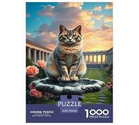 Cheveux Courts Britanniques Puzzles 1000 Pièces Cadeau Unique Jeu Éducatif Challenge Toy À De Qualité Supérieure Peinture Art pour Adultes Et Enfants À Partir De 14 Ans 70x50cm/1000pcs