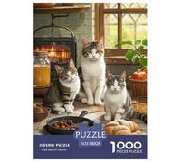 Cheveux Courts Britanniques Puzzles 1000 Pieces Cadeau Unique Jeu Éducatif Défi Jouet À De Qualité Supérieure Peinture Art pour Adultes Et Enfants À Partir De 14 Ans 38x26cm/1000pcs