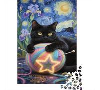 Cheveux Courts européens Puzzle 1000 Pieces for Adults Entertainment Home Decoration