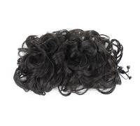 Cheveux Cravate Messy Bun Extensions de Synthétiques Africain Bouclés Perruque Clips Perruques Féminines avec Cordon Chignon Postiche Cheveux