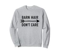 Cheveux d’écurie ? On s’en fiche ! Design cavalière Sweatshirt